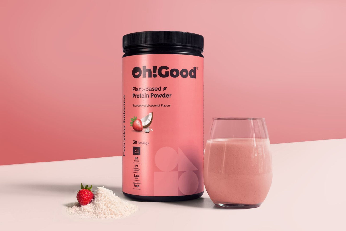 *limited edition* PROTEIN POWDER 900gr - Strawberry & coconut