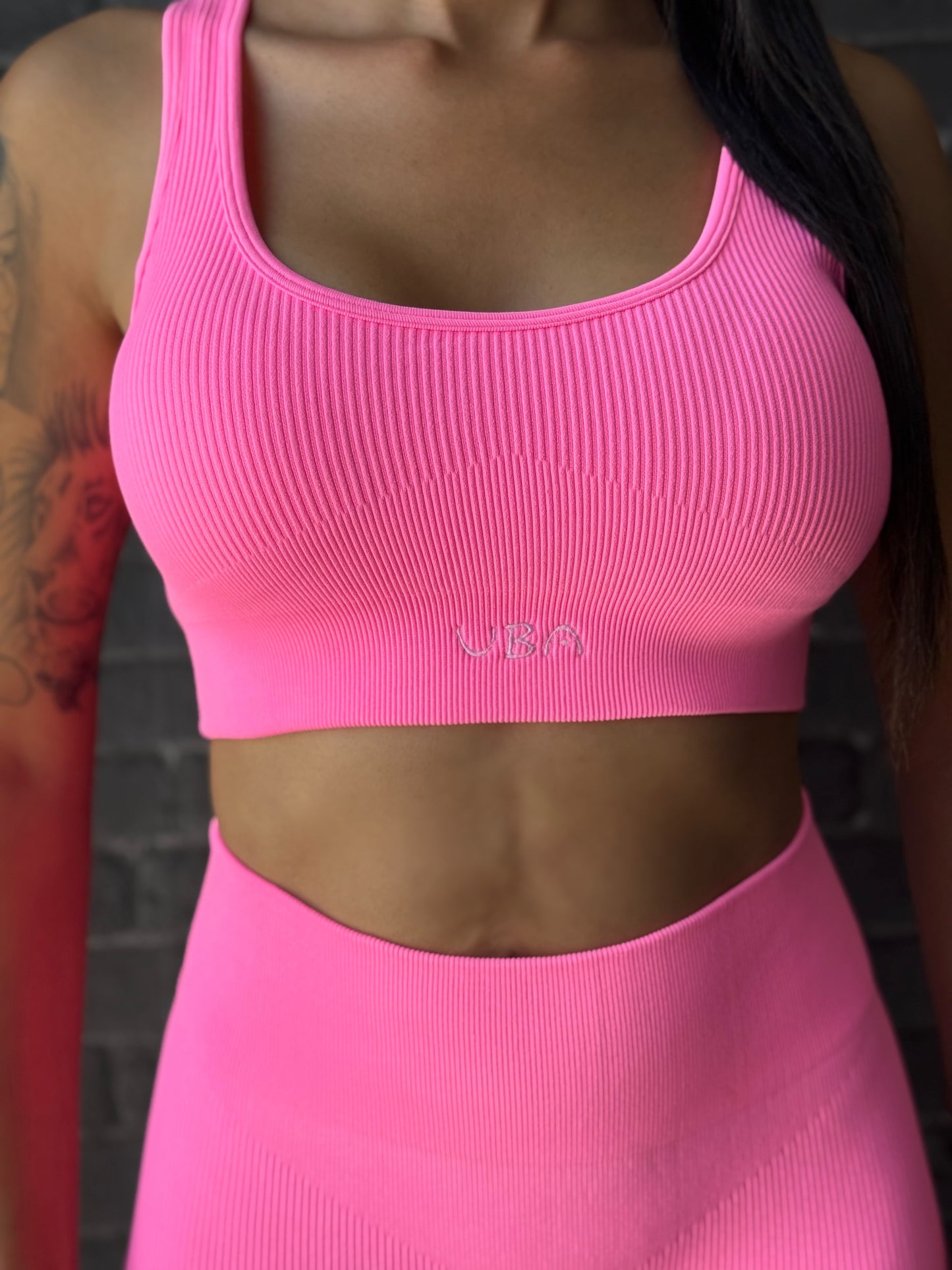 SET PINK - top and shorts - one size