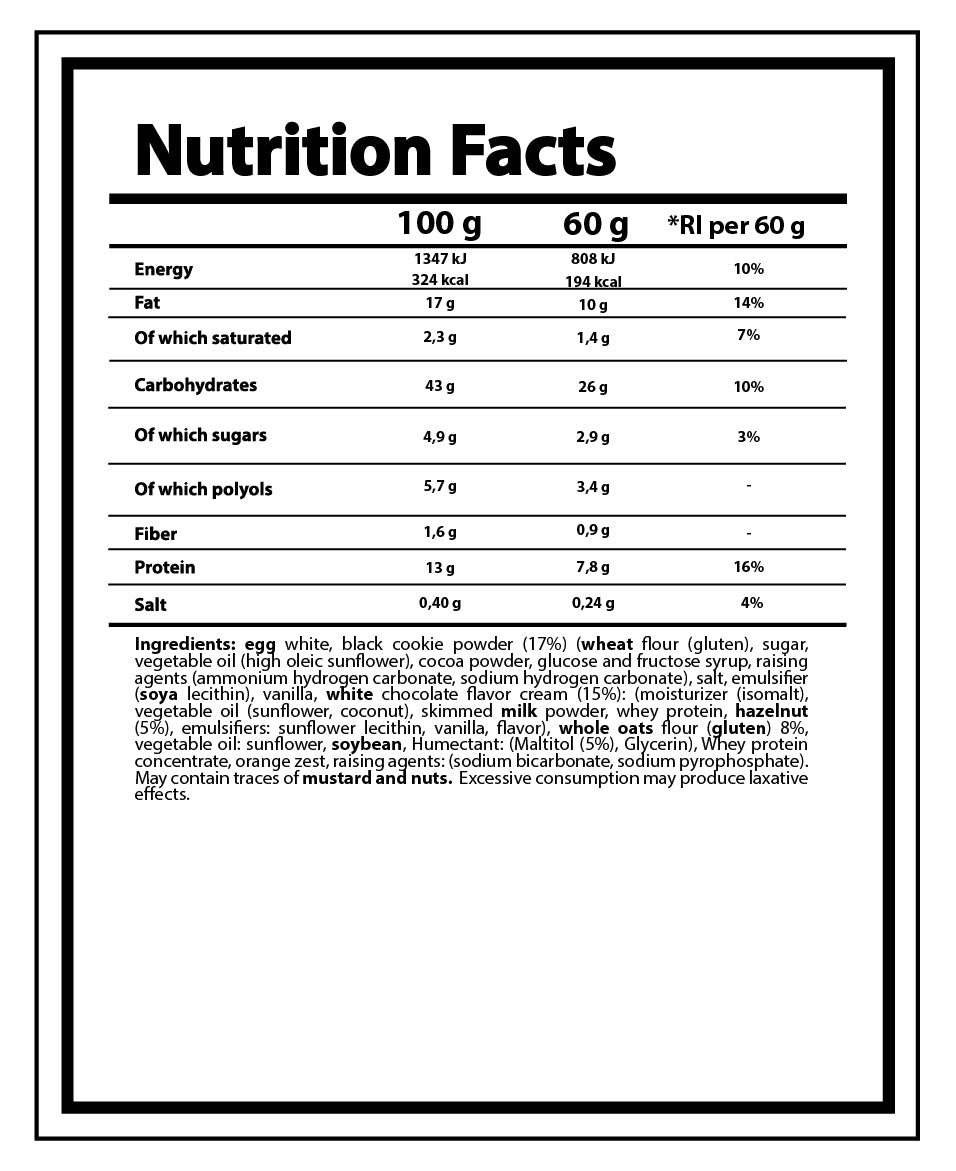 Protein Donut - Cookies & Cream 60gr