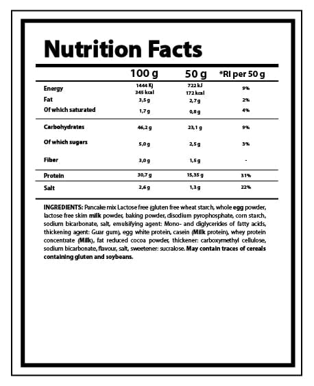 Protein Pancake Mix Cocoa 500gr