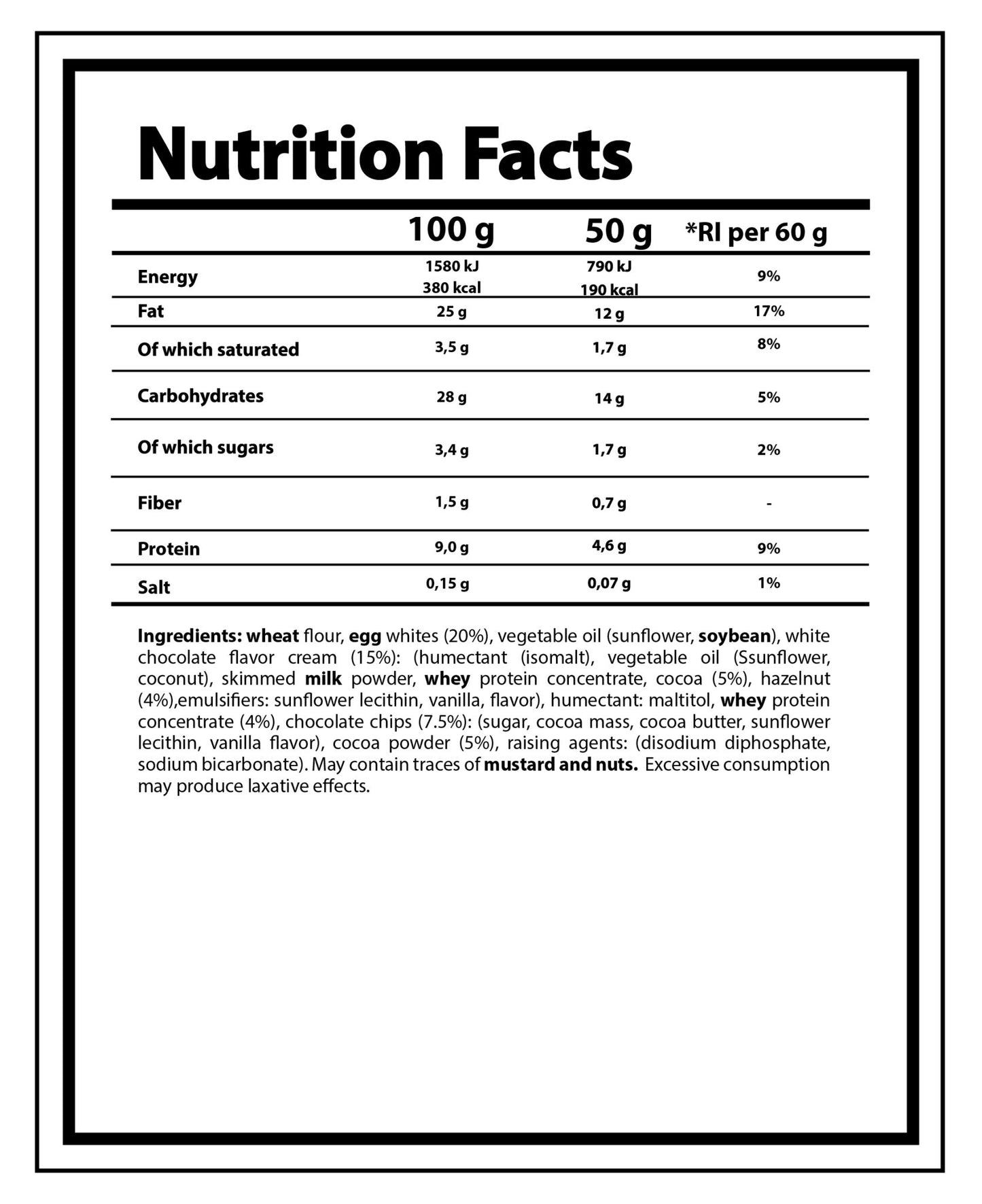 Fit Muffin - Chocolate 50gr