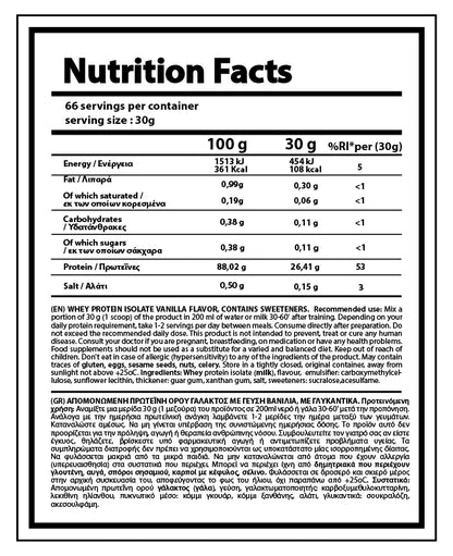 ISOPRO VANILLA 2KG