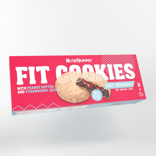Fit Cookies - Peanut Butter Strawberry Jelly 128gr