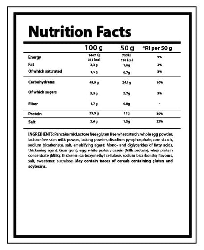 Protein Pancake Mix Cookies &amp; Cream 500gr