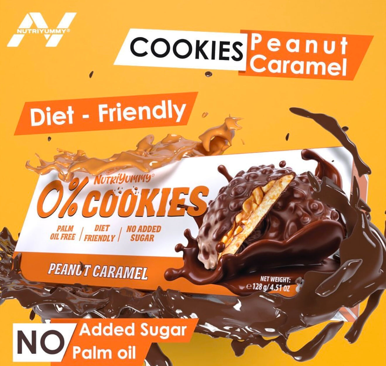 Fit Cookies - Peanut Caramel 128gr