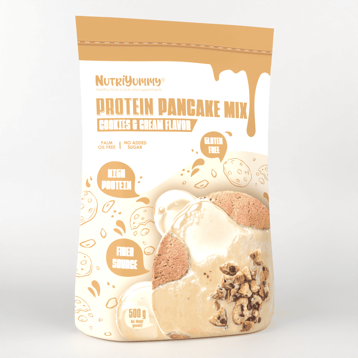 Protein Pancake Mix Cookies &amp; Cream 500gr