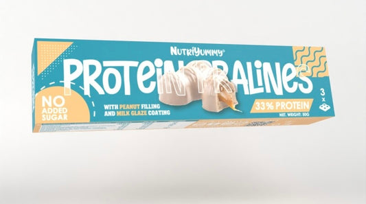 Protein Pralines - NO ADDED SUGAR - white chocolate