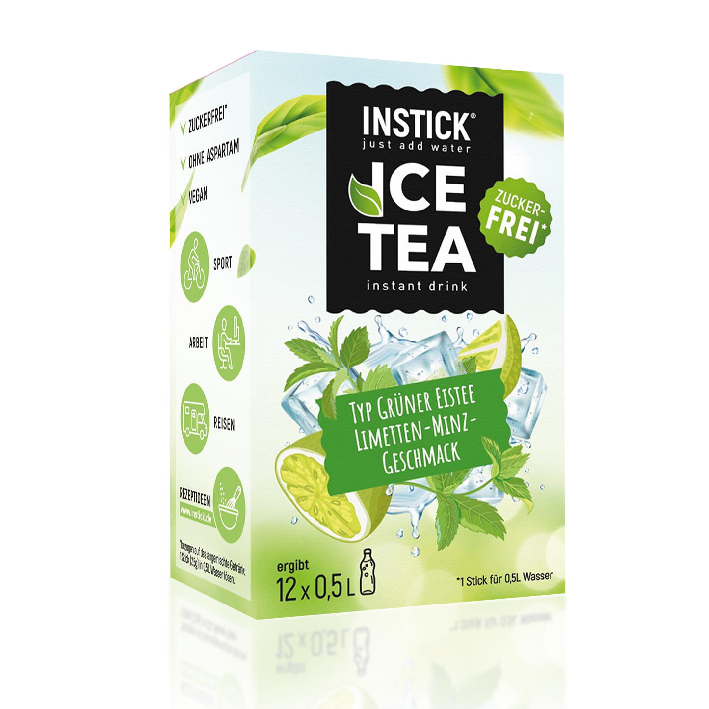 Green Ice Tea Lime Mint