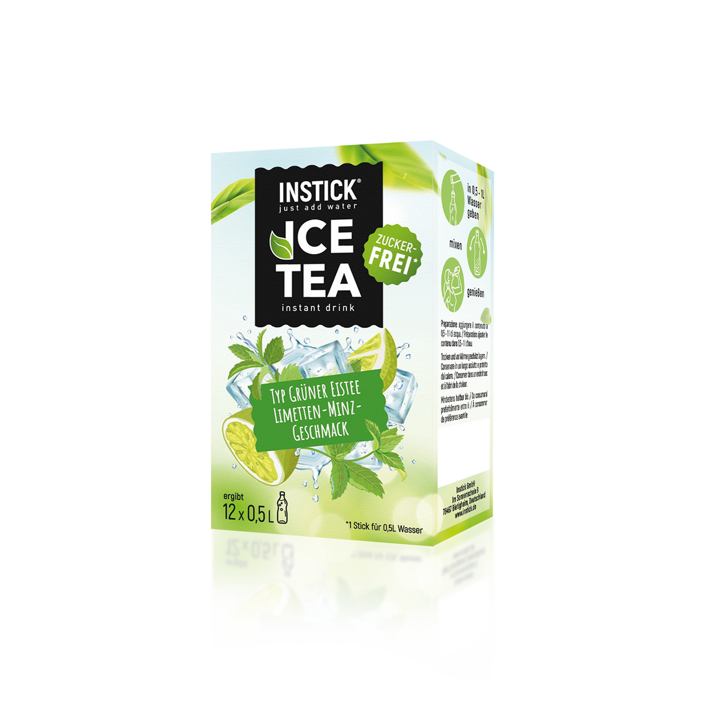 Green Ice Tea Lime Mint