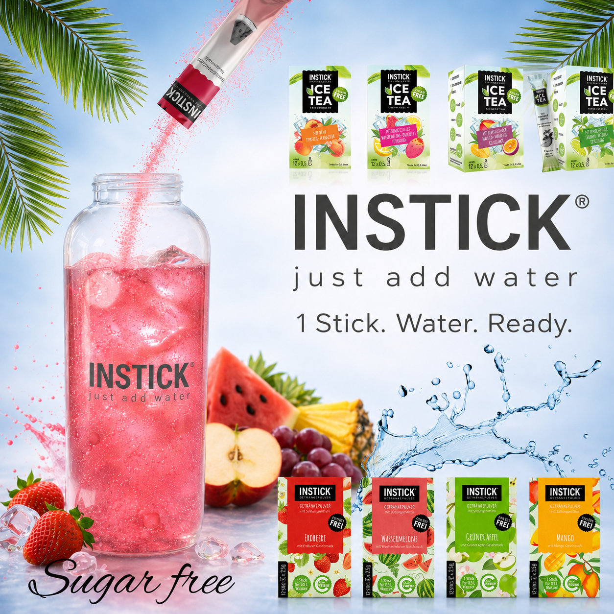 INSTICK — just add water